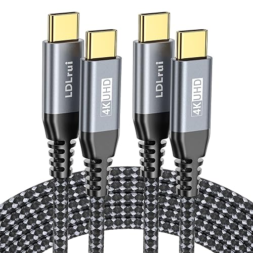 USB C Cable [3FT, 2-Pack] 20Gbps High-Speed Data Transfer, 4K UHD USB C Monitor Display, USB 3.2 Gen 2x2, 100W Fast Charging Cord for iPhone 17/16