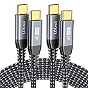 USB C Cable [3FT, 2-Pack] 20Gbps High-Speed Data Transfer, 4K UHD USB C Monitor Display, USB 3.2 Gen 2x2, 100W Fast Charging Cord for iPhone 17/16
