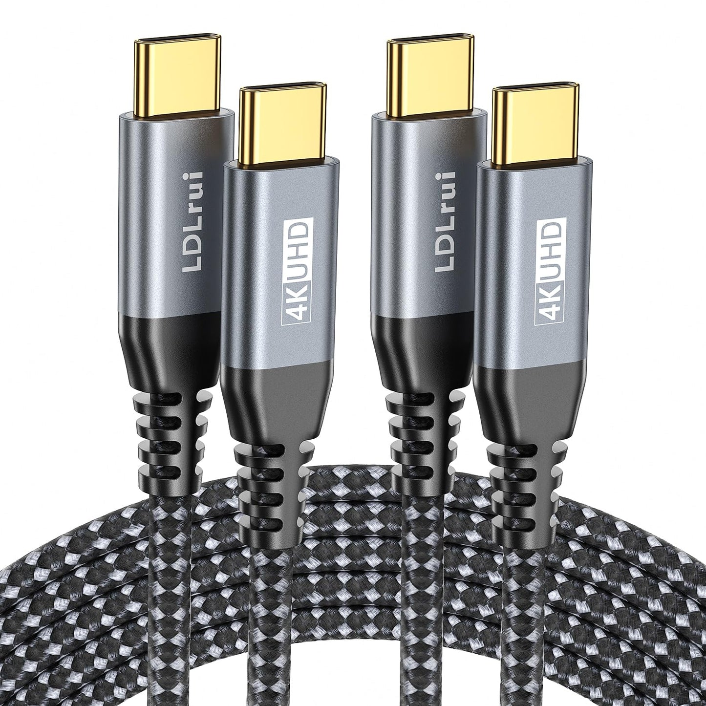 USB C Cable [3FT, 2-Pack] 20Gbps High-Speed Data Transfer, 4K UHD USB C Monitor Display, USB 3.2 Gen 2x2, 100W Fast Charging Cord for iPhone 17/16