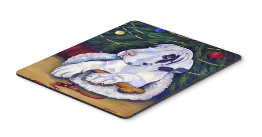 Caroline's Treasures 7172MP Christmas Tree with Harlequin Great Dane Mouse Pad, Hot Pad or Trivet for Home Office Gaming Working Computers Laptop