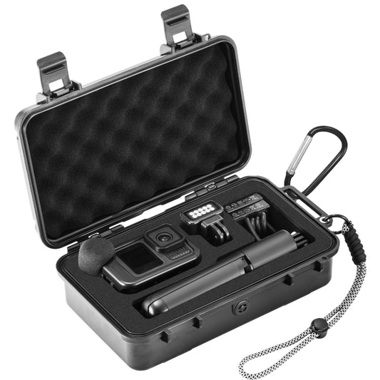 Hard Case for Gopro Hero 13/12/11/10/9 Media Mod/Volta/Light Mod,Wasterproof Organizer Travel Storage Case for Go pro Hero for dji osmo action 6 5