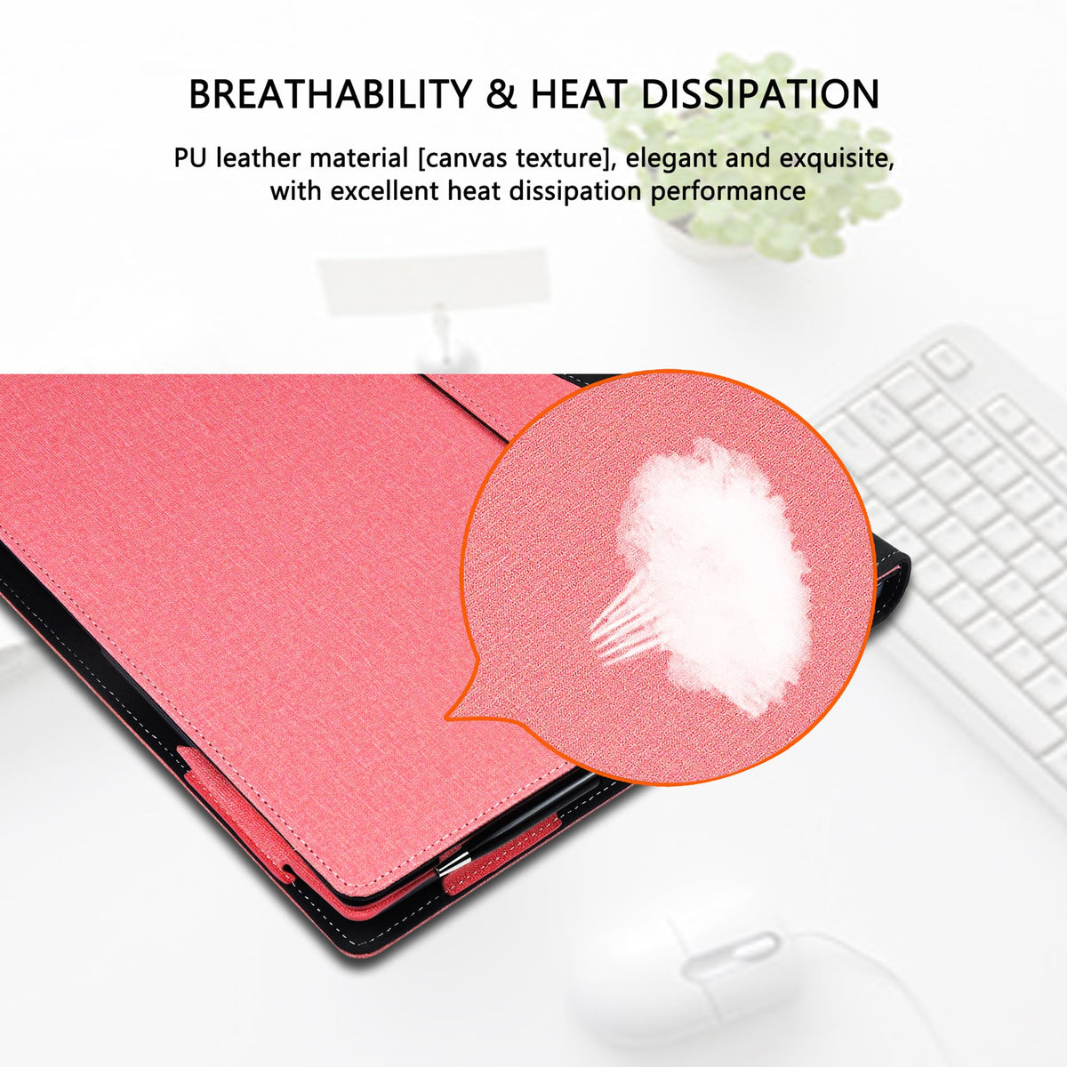Laptop Cover Case for 16 inch Lenovo Yoga 7 2-in-1 16AHP9 /16IML9 & Yoga 7 16'' Series & Yoga Slim 7 Pro 16ACH6 16ARH7 16IAH7,PU Leather Protective