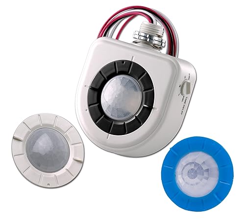 Leviton Fixture Mount PIR Sensor, High Bay, OSFHU-CTW, White