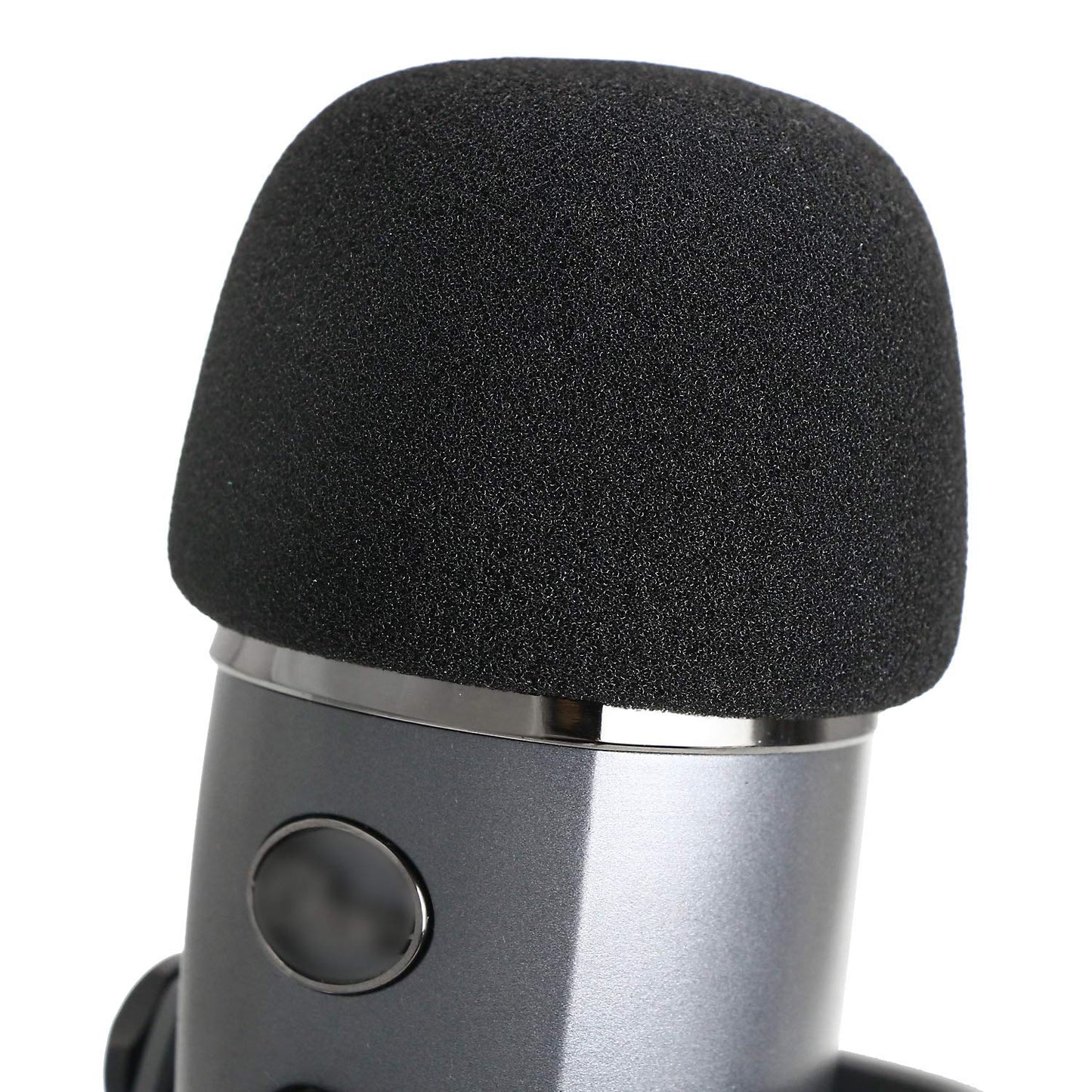 YOUSHARES Yeti Nano Microphone Foam Windscreen - Mic Wind Cover Pop Filter Foam Cover, Professional Customized for Blue Yeti Nano, The Thicker Blue