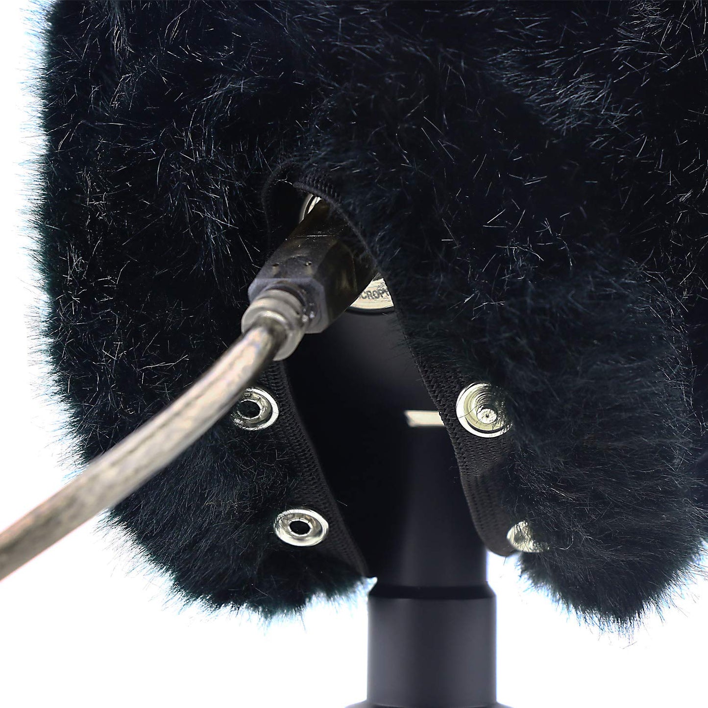 YOUSHARES Furry Windscreen Muff - Customized Pop Filter for Microphone, Deadcat Windshield Wind Cover for Improve Blue Snowball iCE Mic Audio Quality