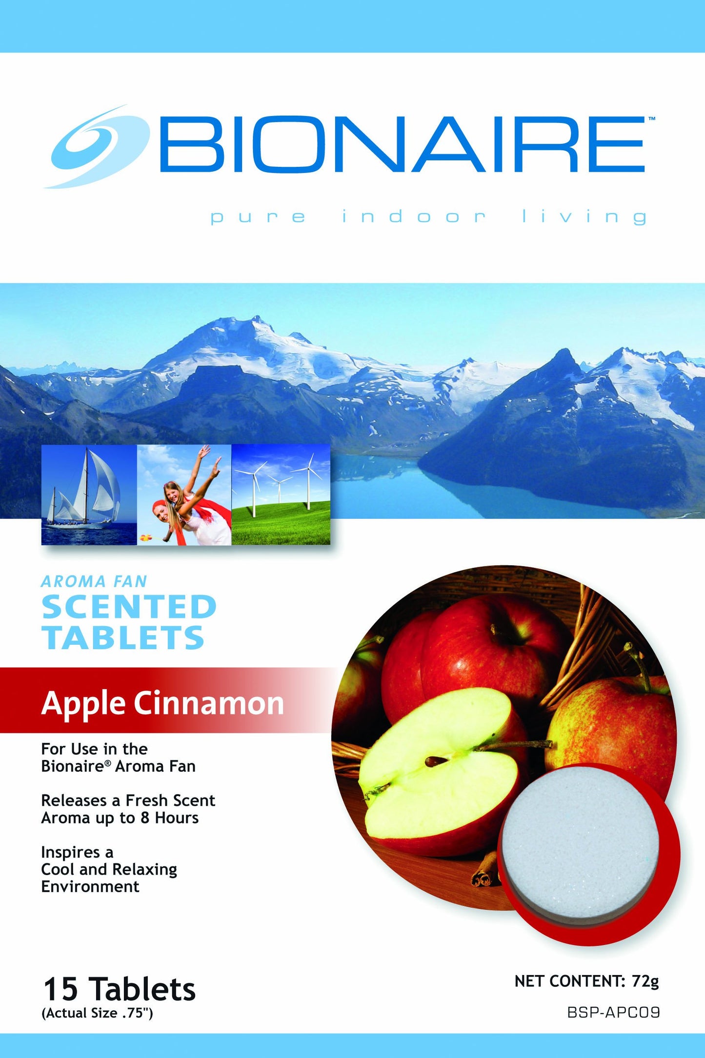 Bionaire BSP-APC09-U Scent Fan Pouches - Apple Cinnamon