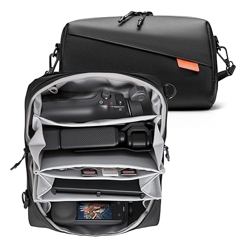 Carrying Bag Pouch Travel Large Soft Case for Insta 360 Go Ultra X5 X4 Organizer Multilayer Storage For DJI Osmo 360 Mobile8 7P 6 Pocket 3 For Gopro