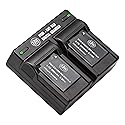 BM 2 NB-11LH Batteries and Dual Battery Charger for Canon Elph 135, Elph 140, Elph 150, Elph 160, Elph 170, Elph 180, Elph 190, Elph 320 HS, Elph 340