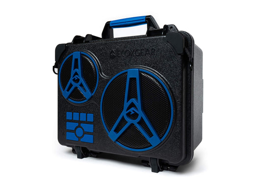 ECOXGEAR EcoJourney Rugged Waterproof Portable Bluetooth Wireless 65-Watt Speaker Dry Storage with 50+ Hours Playtime(Blue)