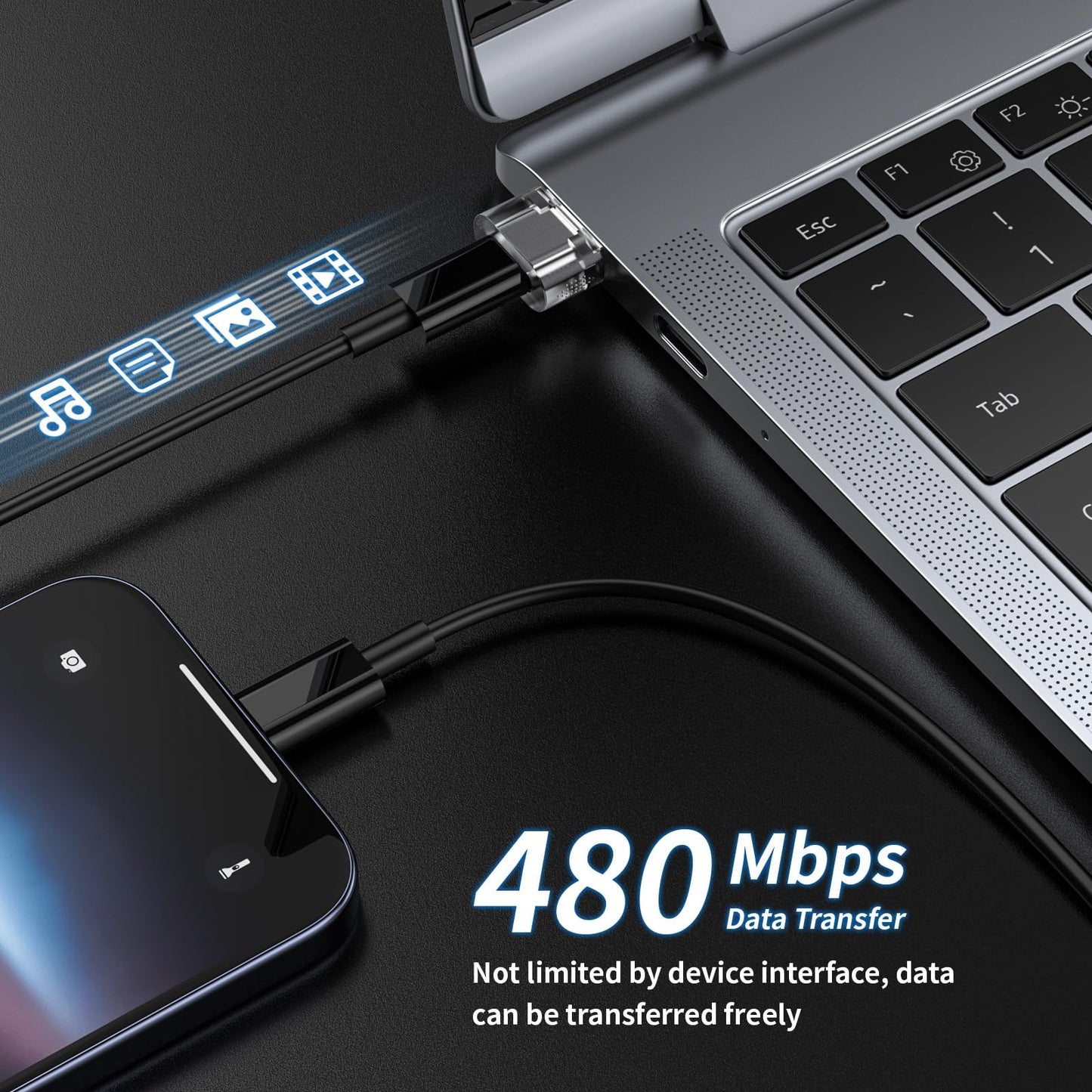 USB to USB C Adapter 5 Pack,USB C Female to A Male Charger Converter Compatible with Apple Watch Ultra iWatch,iPhone 16/15/ Pro Max Plus,iPad,Samsung…