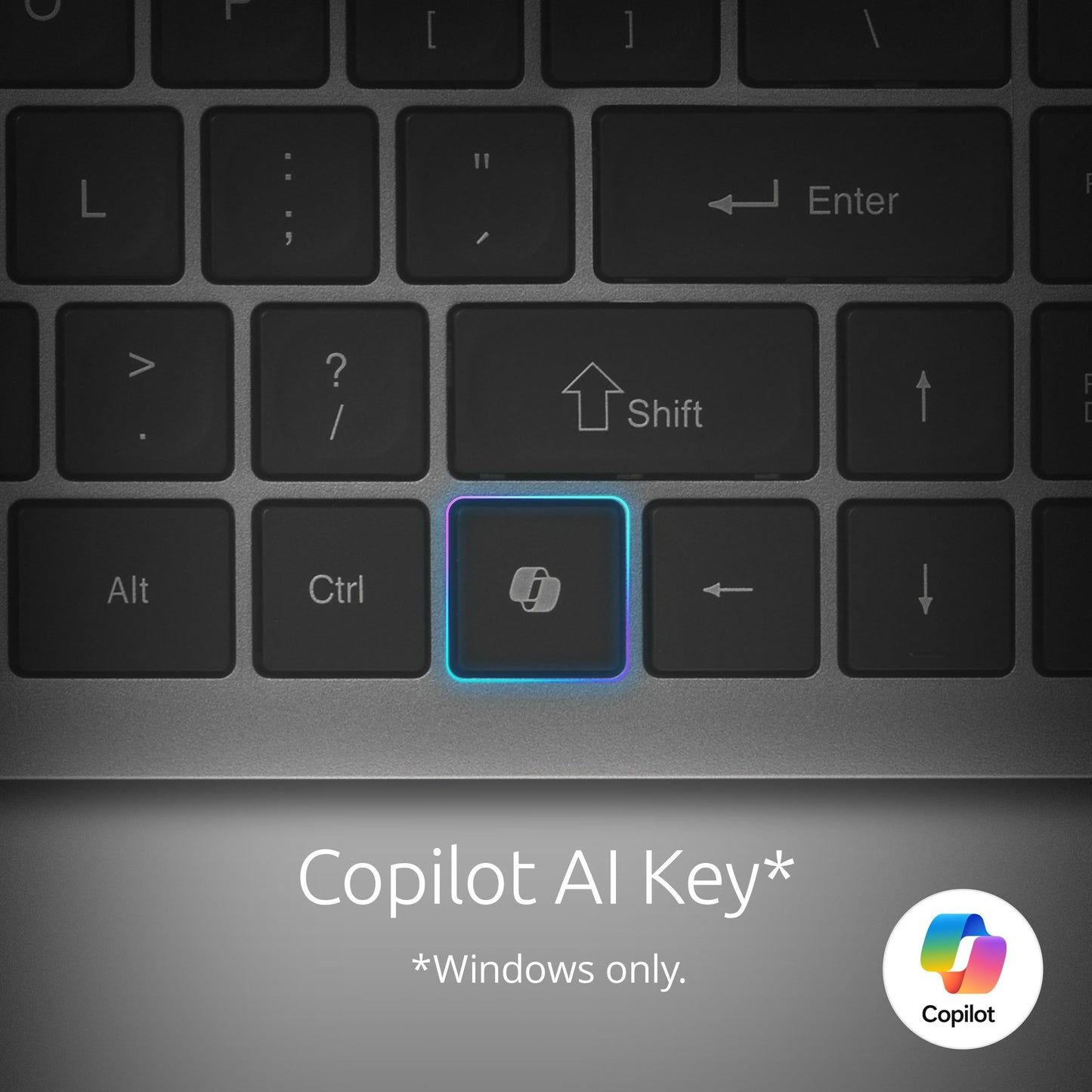 Kensington KB415 USB-C Wired Compact Keyboard, Quiet Scissor-Switch Keys, Programmable, Copilot Hotkey, Compatible with Windows, Black (K75411NA)