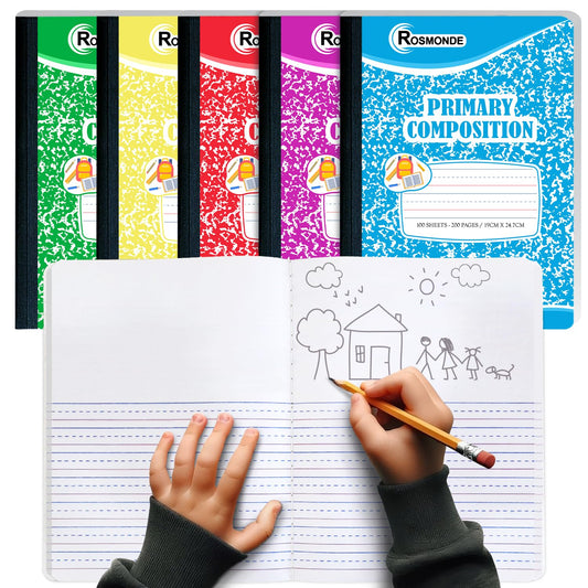 Rosmonde 1000 Pack (Pallet) Bulk Composition Notebook, Primary Ruled Sheets