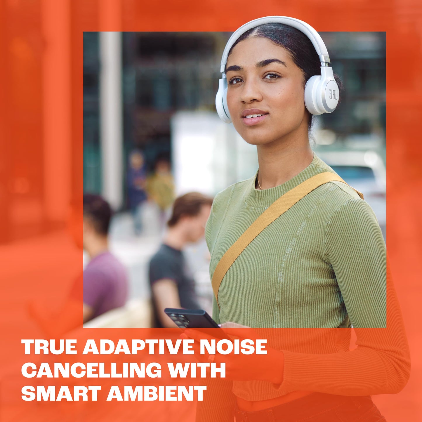 JBL Live 670NC - Wireless On-Ear Headphones with Adaptive Noise Cancelling with Smart Ambient, Up to 65H Battery Life with Speed Charge, Lightweight