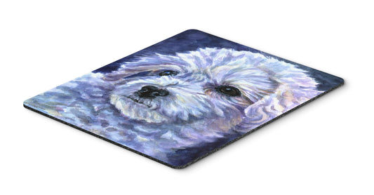 Caroline's Treasures 7336MP Bichon Frise Mouse Pad, Hot Pad or Trivet for Home Office Gaming Working Computers Laptop Mouse Mat,Washable Large