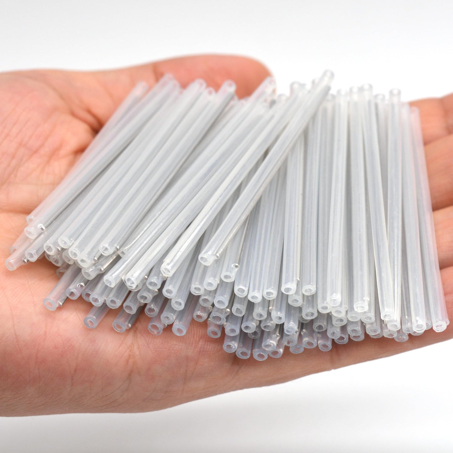 Primeda-telecom Preshrunk Fiber Optic Fusion Splice Protection Sleeve Clear 1000pcs with Box (OD2.4mm x 60mm(L))