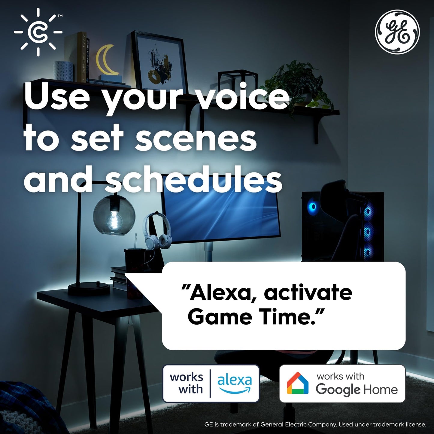 GE CYNC Smart LED Light Bulbs, G25 Globe Bulb Room Décor Aesthetic
