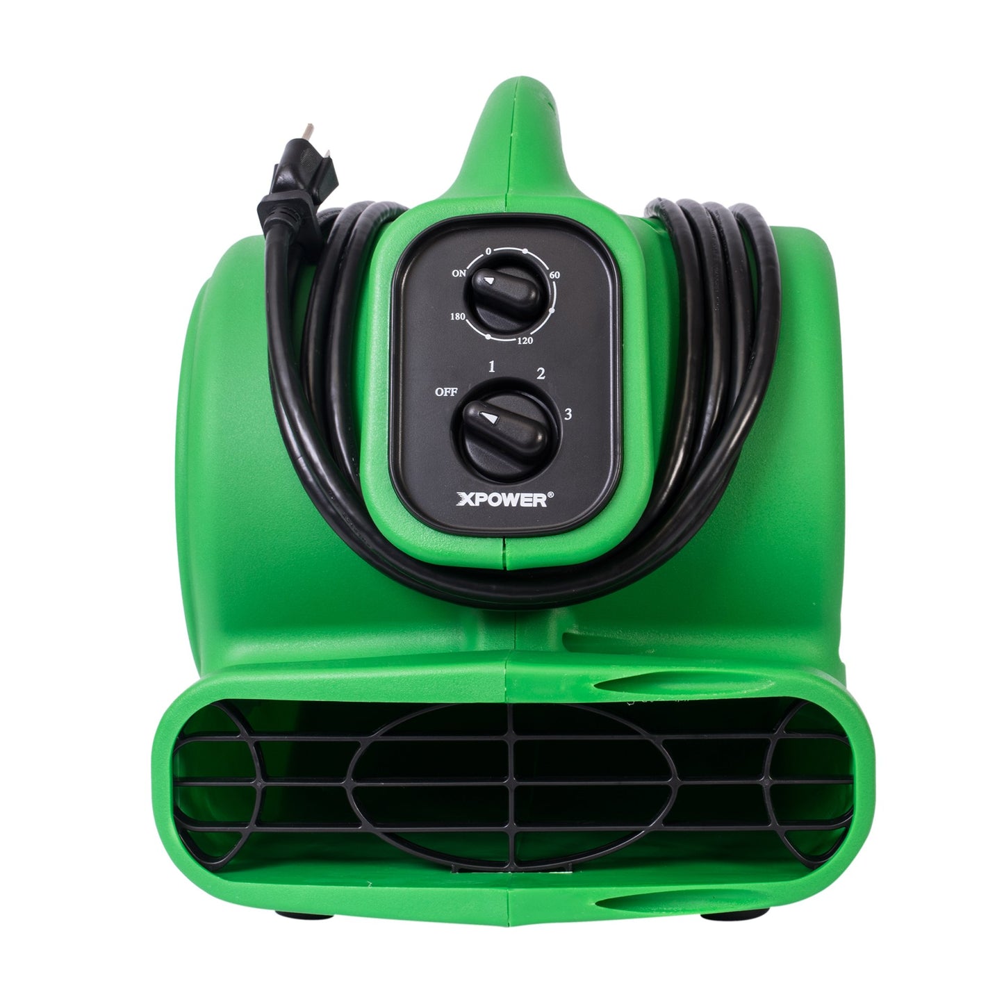 XPOWER P-230AT Mini Mighty 1/4 HP 925 CFM Centrifugal Air Mover, Carpet Dryer, Floor Fan, Blower, Stackable, Daisy Chain, for Water Damage