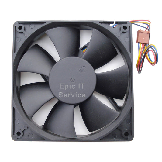 Epic IT Service - 120MM Ball Bearing Fan (120x120x25 mm, AVC DA12025B12LP005) - Fan only, no Screws