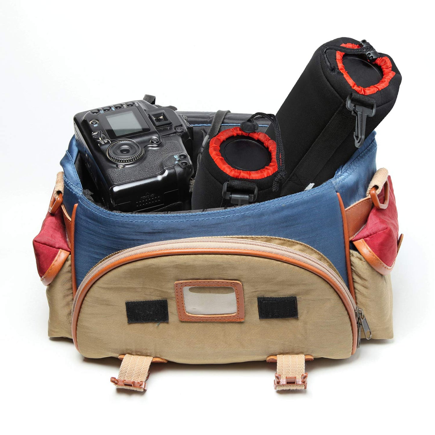 Deco Photo X-Large XL Neoprene Lens Bag Protective Water and Weather Resistant Shock Drop and Scratch Armor Pouch Sleeve Case with Plush Interior