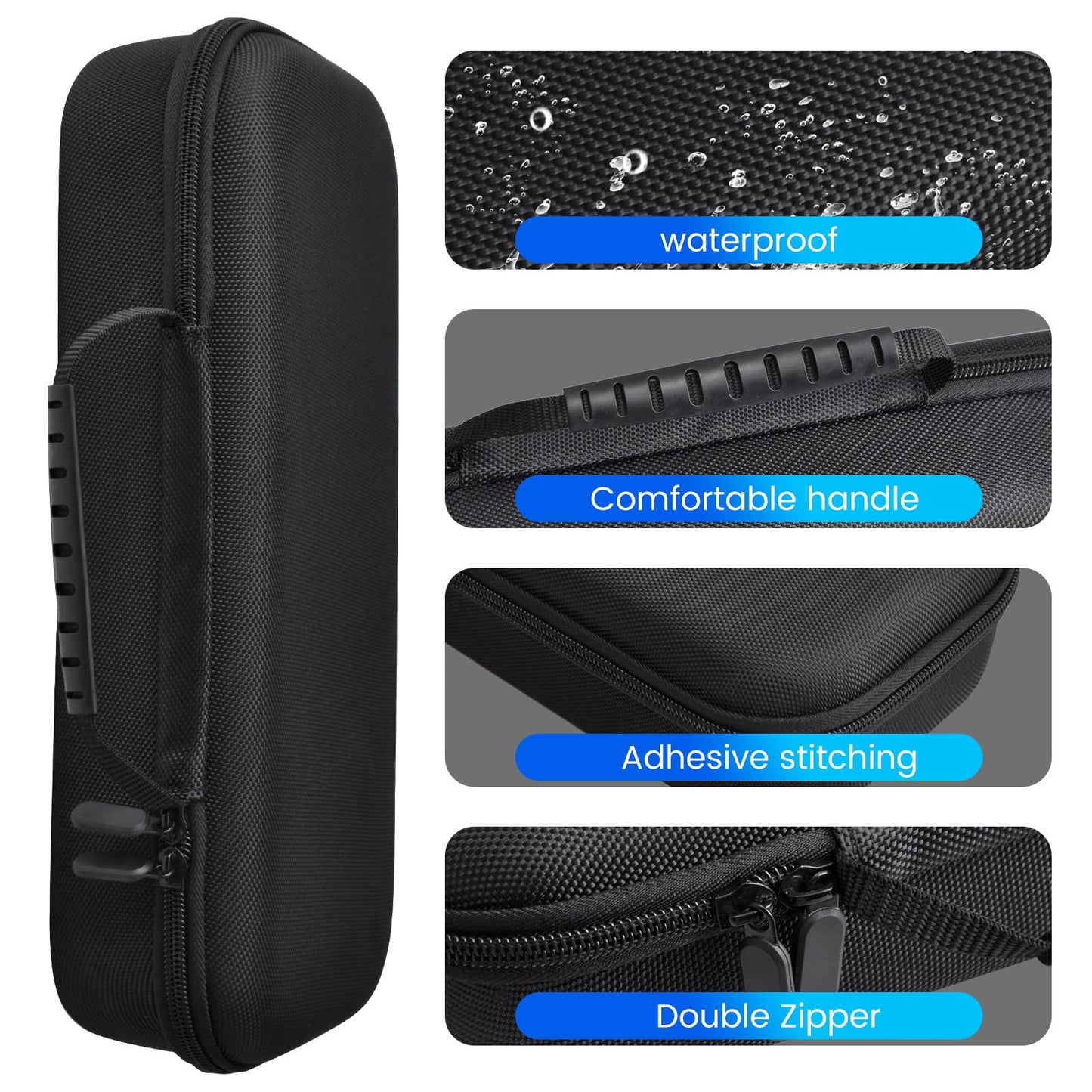Fibete Carrying Case for Playstation Portal, Travel Carry Handle Portal Protective Case Storage Bag for Playstation 5 Portal Remote Player(Case