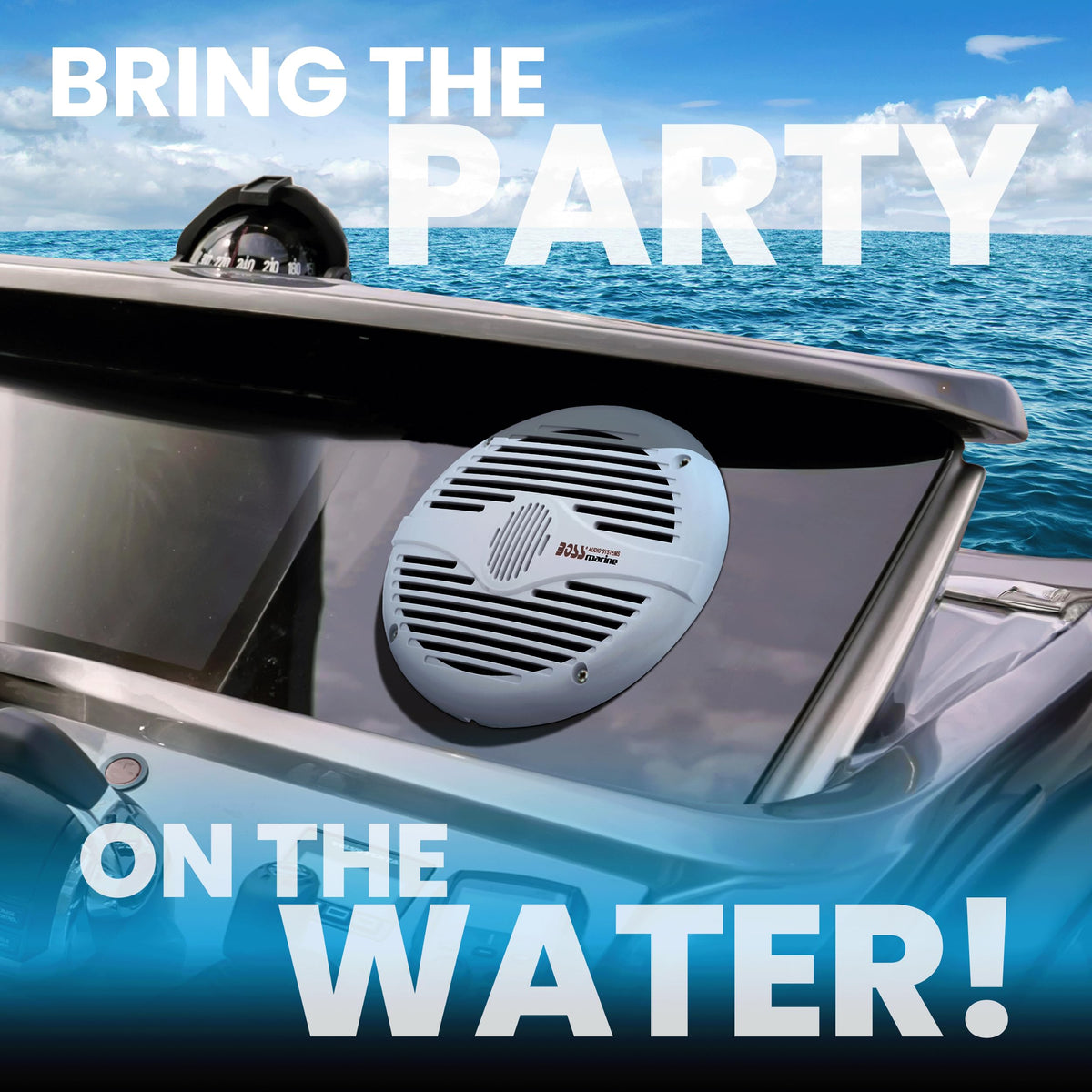 BOSS Audio Systems MR690 6 x 9 2 Way Full Range 350 W Boat Speaker Pair