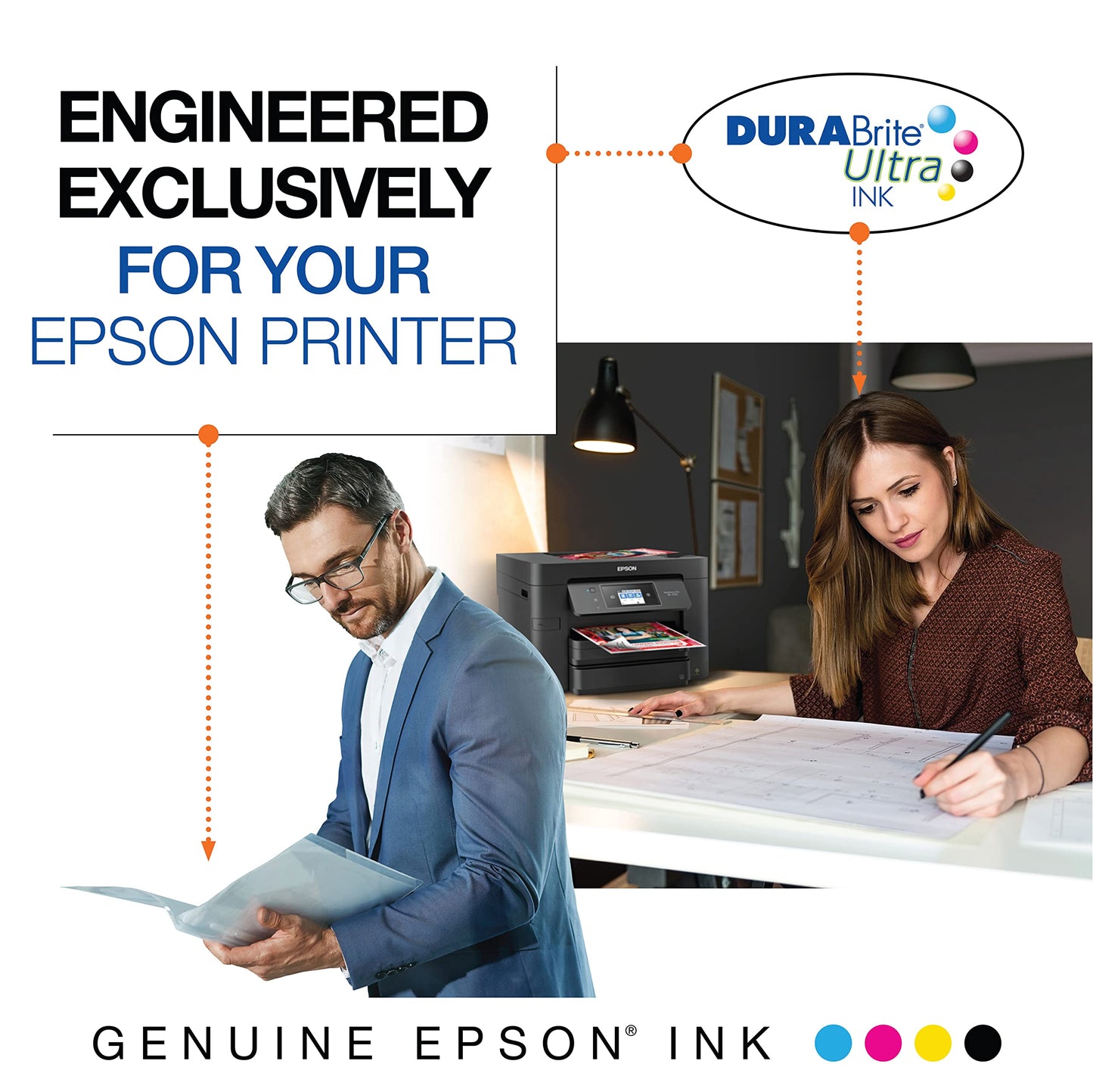 Epson T786 DURABrite Ultra Ink High Capacity Black Cartridge (T786XL120-S) for Select Workforce Printers