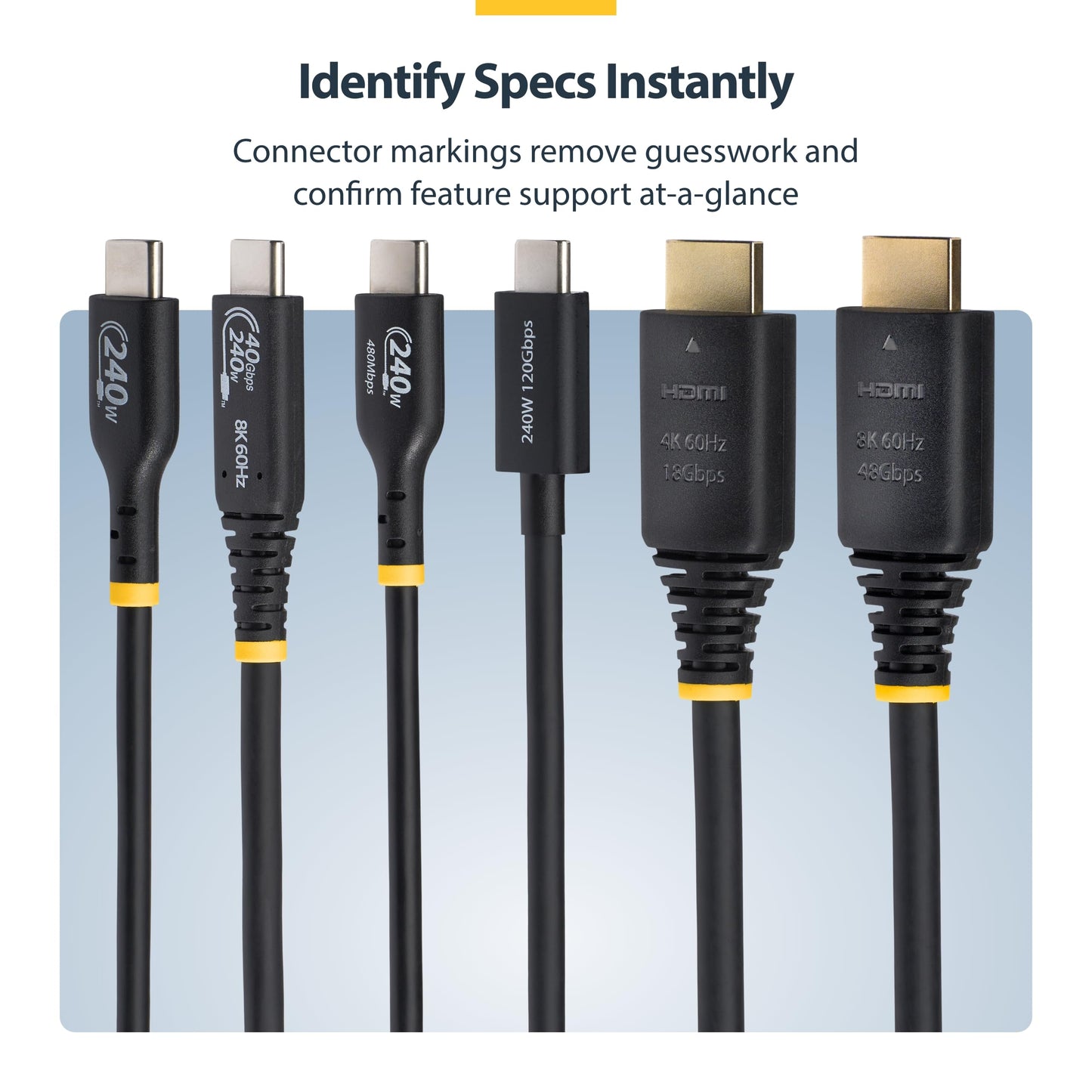 StarTech 2m (6ft) Certified Ultra High Speed HDMI Cable, 8K 60Hz/4K 120Hz, HDMI 2.1 Cord with HDR10+ / eARC, 48Gbps