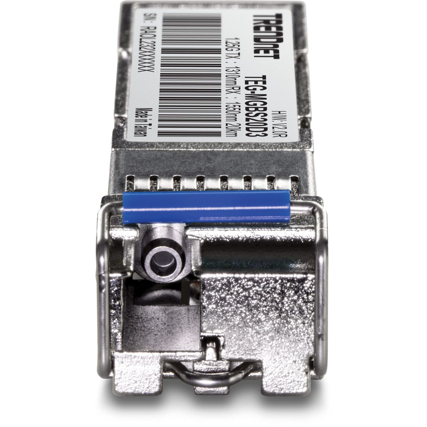 TRENDnet SFP to RJ45 Dual Wavelength Single-Mode LC Module, TEG-MGBS20D3
