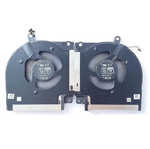 Fleshy Leaf CPU+ GPU Cooling Fan Replacement for DELL Alienware X17 R1 X17R1 X17 R2 X17R2 2021 Series DC12V 0.40A EG50061S1-1C050-S9A