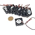 10 Pieces 5v Fan mini 25mm x 7mm 2pin 2507 dc mini micro brushless cooling A30
