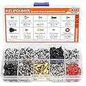 HELIFOUNER 420 Pieces Computer Standoffs Screws Assortment Kit for 2.5" SSD, Hard Drive, Computer Case, Motherboard, Fan Power Graphics