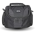 I3ePro Medium Soft Padded Digital SLR Camera Travel Case/Bag with Clip-on Detachable and Adjustable Strap