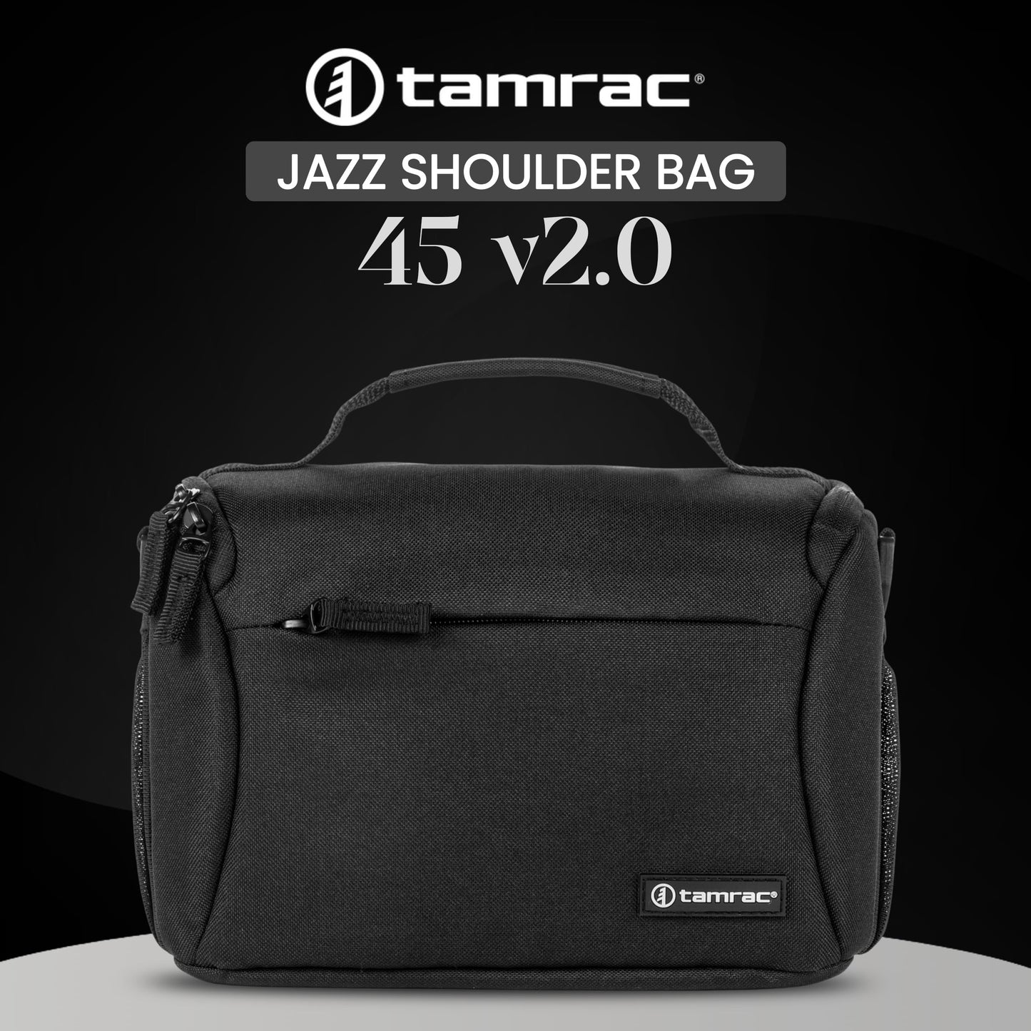 Tamrac Jazz 45 v2.0 Camera Bag for Photographers, Camera Case for Photography Accessories, Shoulder Bag for DSLR and Mirrorless Cameras, Crossbody