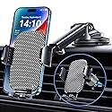 GUWEZ Phone Holder Car Mount for iPhone [Powerful Suction] Phone Mount for Car Dashboard Windshield Air Vent Universal Accessories [Thick Cases