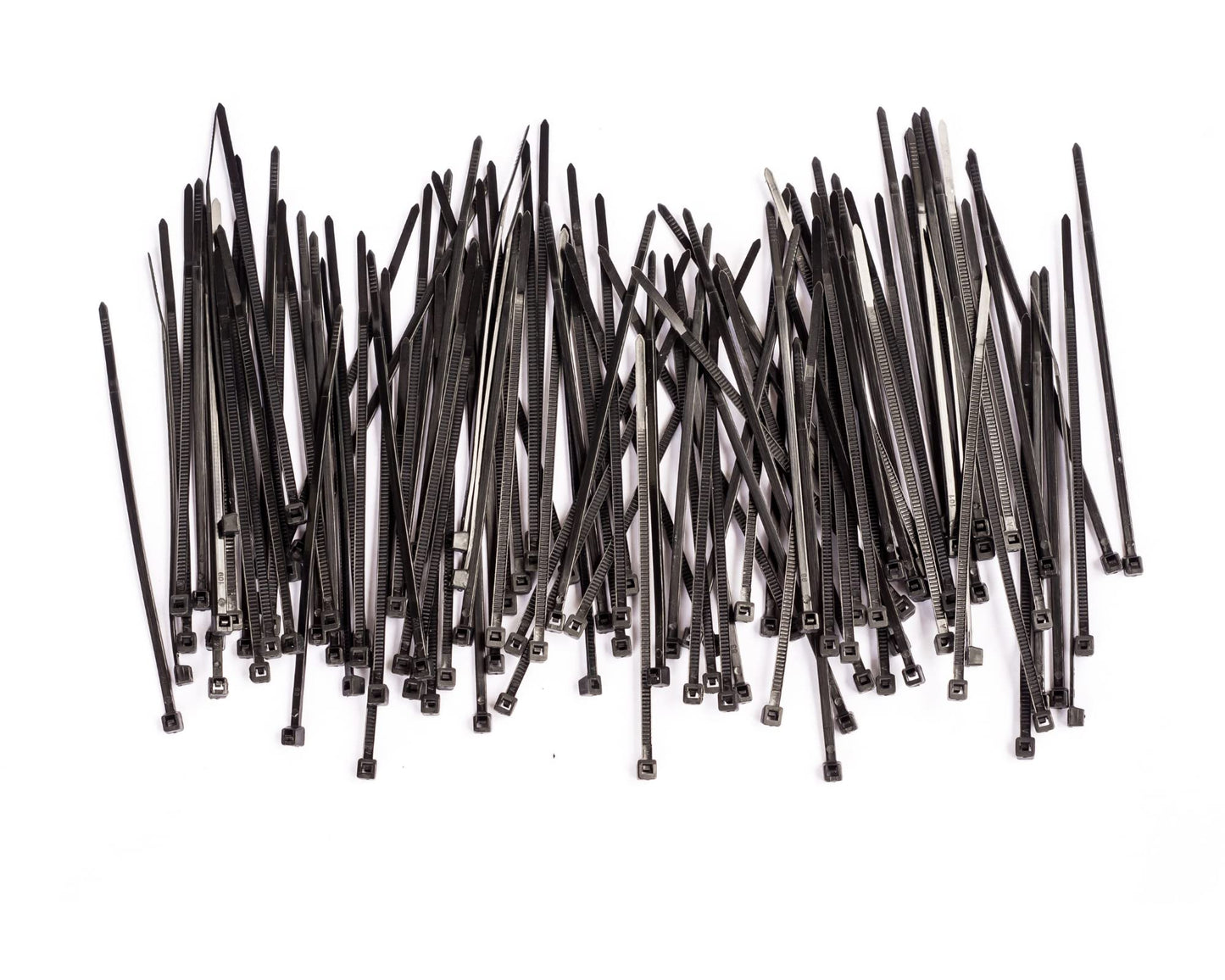 100 Qty 4 Inch Black Nylon 18 lb Cable Zip Ties | Made in The USA | BCP895