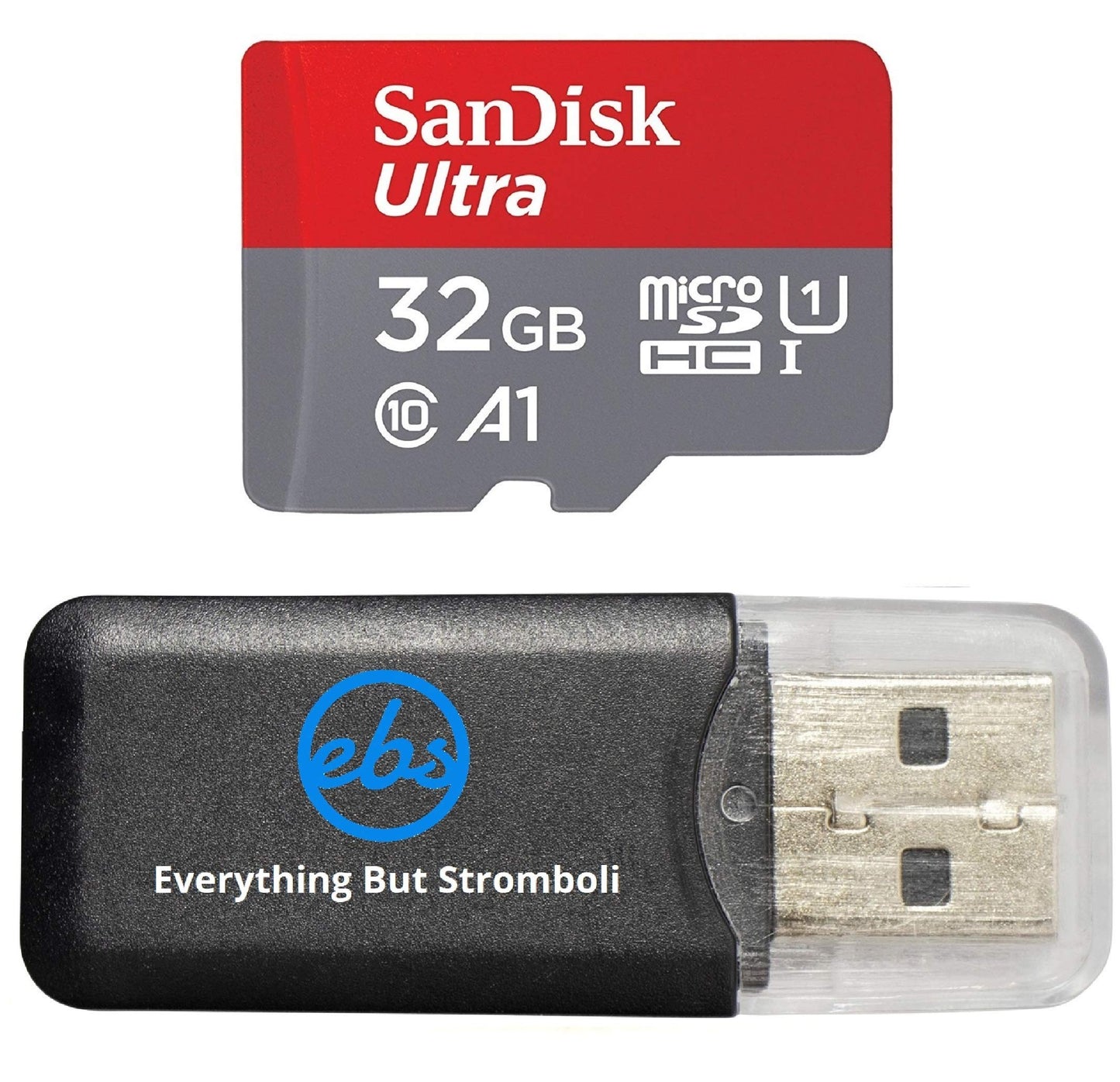SanDisk 32GB MicroSDHC Ultra Memory Card for Insta360 Action Camera Works with ONE RS 1-Inch 360 (SDSQUA4-032G-GN6MN) A1 U1 Class 10 - Bundle with (1)
