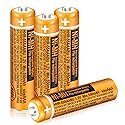 Triangle Power 4 Pack HHR-55AAABU NI-MH Rechargeable Battery for Panasonic 1.2V 550mAh AAA Battery for Cordless Phones