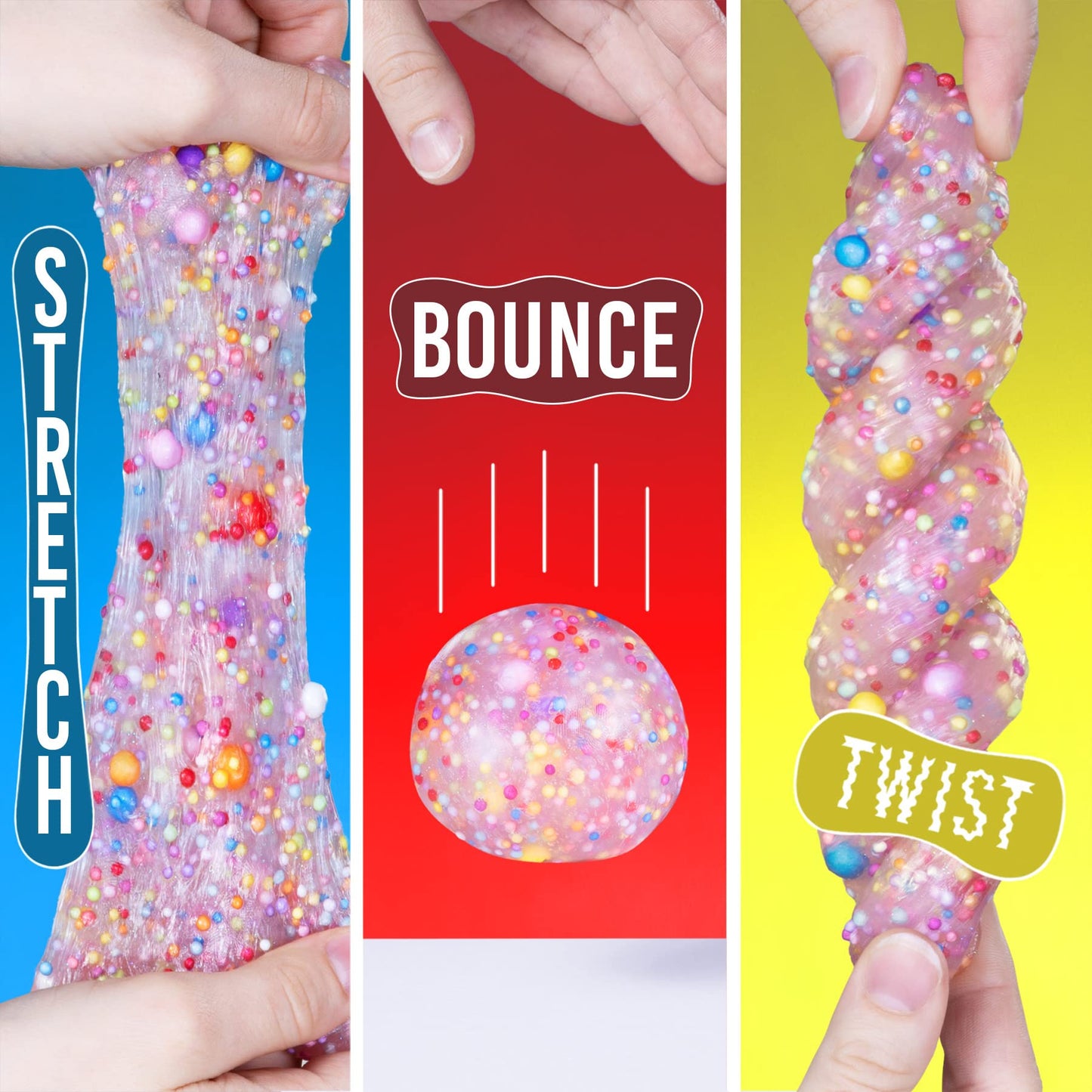 Crazy Aaron's Thinking Putty® - Poke'N Dots Popp’n - Multi-Color Sensory Putty for Kids and Grown ups in a 4" Tin - Creative and Endless Fun, Stress…