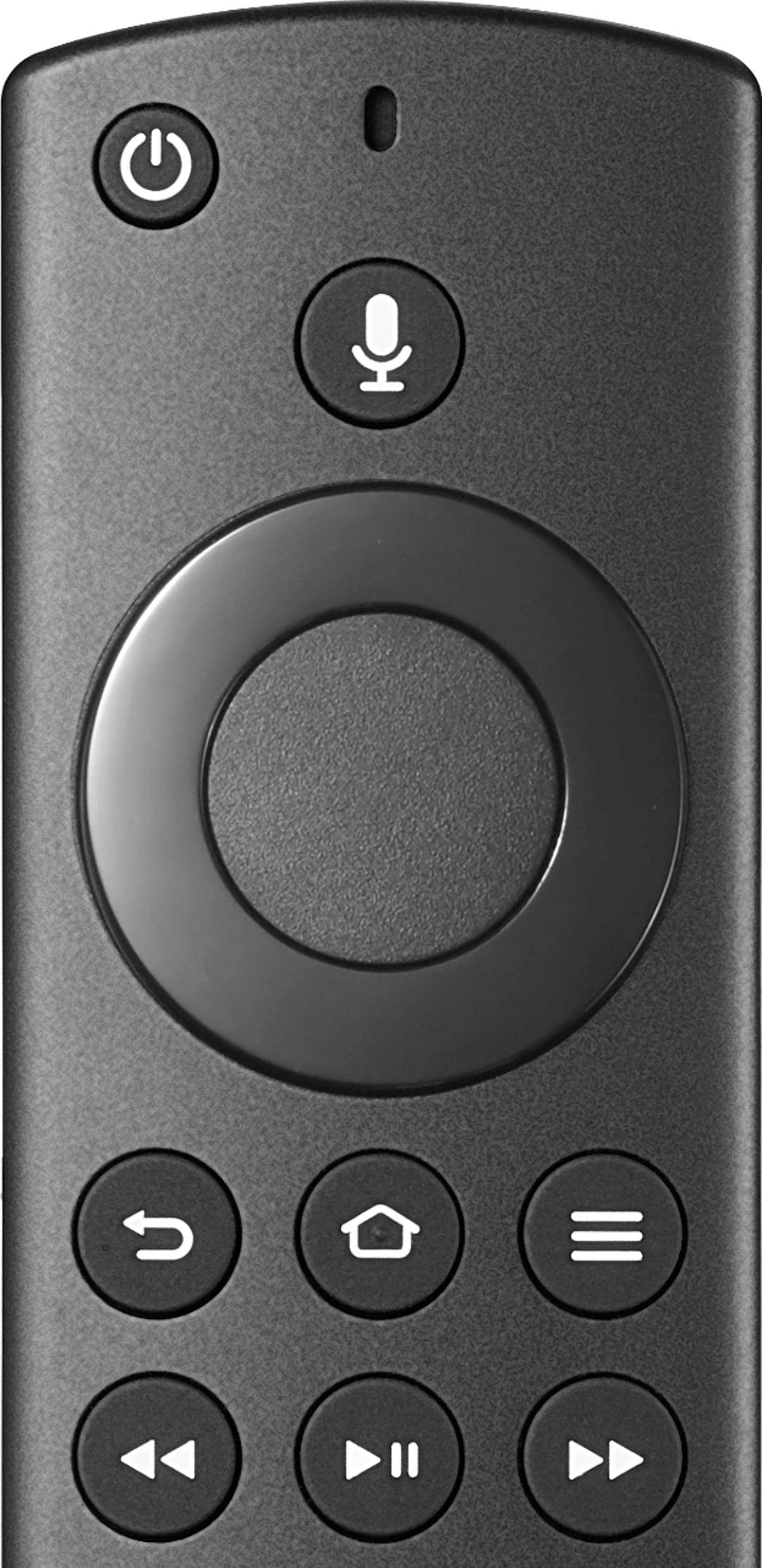 Insignia Remote (NS-RCFNA-21 Rev E) with Microphone for Fire TV - Black (Renewed)