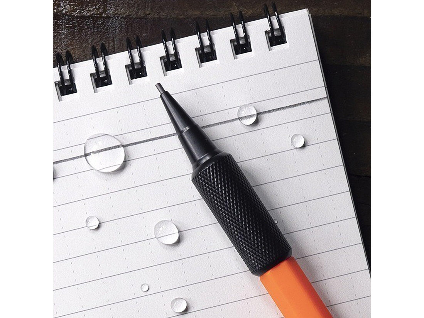 Rite in the Rain Weatherproof Mechanical Pencil, Orange Barrel, 1.3mm Black Lead (No. OR13)