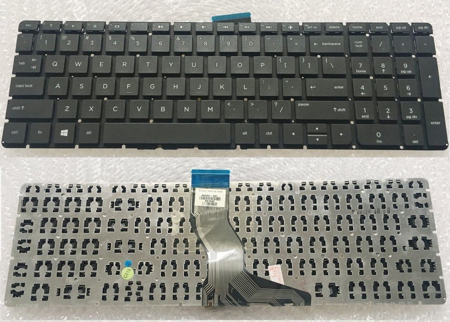 wangpeng® Laptop Keyboard for HP Pavilion 15t-ab200 15-ak010nr Notebook PC