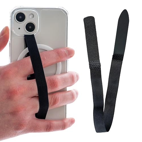 Scooch Bandmate, Elastic Flexible Phone Strap, Universal Slim Hand Finger Grip, Non-Slip Cell Phone Holder, Fits All Phone Cases
