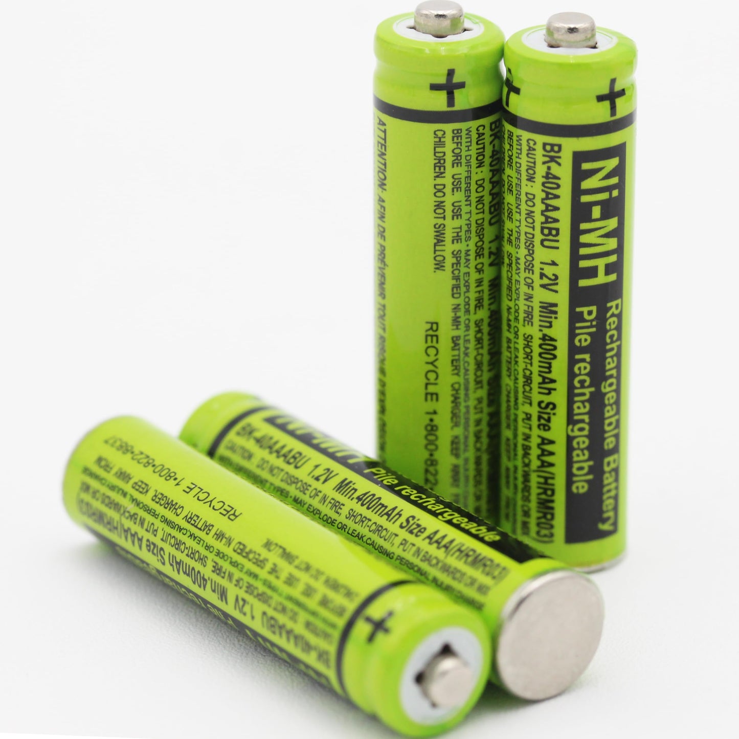 Cerepros 4-Pack BK-40AAABU 1.2V 400mAh Replacement Battery Pack for Panasonic Cordless Phone Handset BK40AAABU