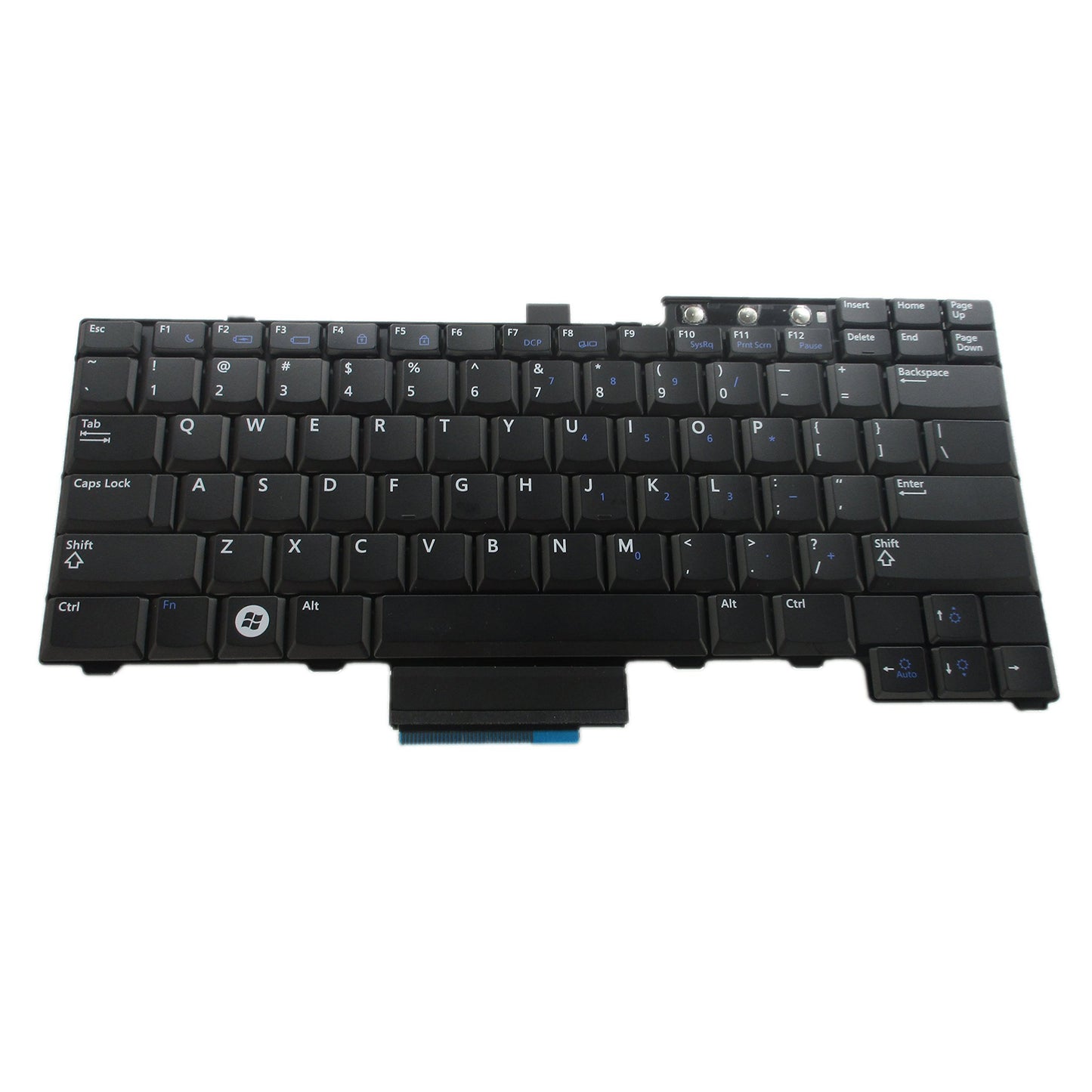 SUNMALL Laptop Keyboard Replacement (NO Pointing Stick) Compatible with Dell Latitude E5300 E5400 E5500 E5410 E5510 Series P/N: FM753 0FM753 FNGF0