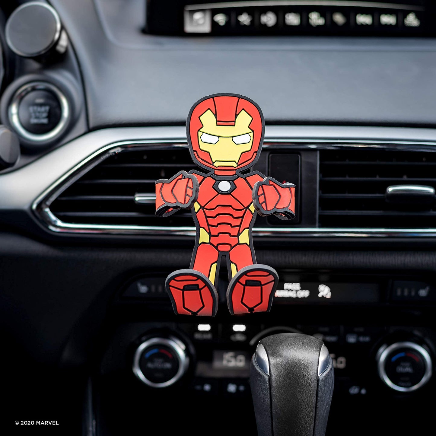 Hug Buddy Iron Man Cellular Phone Holder, Multicolor, Universal Fit with 360-Degree Swivel, Steel and Silicone