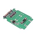 NOYITO mSATA to SATA 3.0 Adapter Converter Card 50mm mSATA SSD to 2.5” SATA SSD 15+7 Pin Adapter