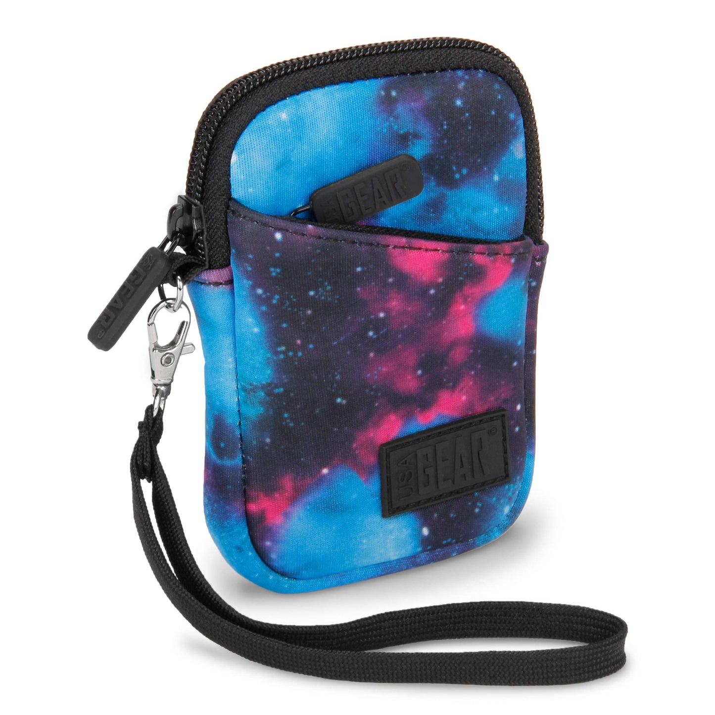 USA Gear Small Camera Case Compatible with Nikon Coolpix A10, S4300, S6900, W300, L22 & More - Digital Camera Sleeve Neoprene, Belt Loop, Wrist Strap