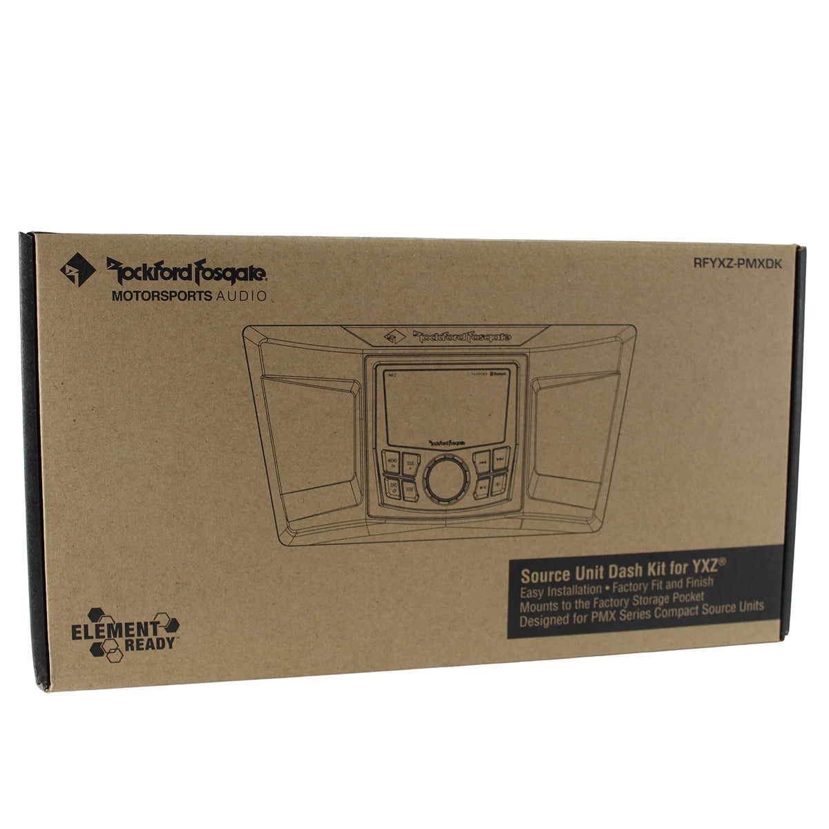 Element-Ready Dash Kit for Select YXZ Models, IPX6, by Rockford Fosgate