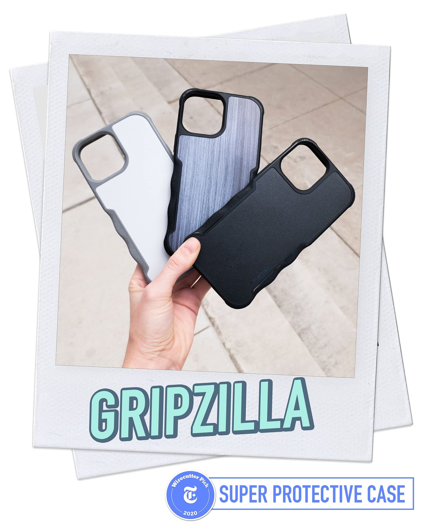 Smartish® iPhone 13 Protective Magnetic Case - Gripzilla Compatible with MagSafe [Rugged + Tough] Heavy Duty Grip Armored Cover w/Drop Tested