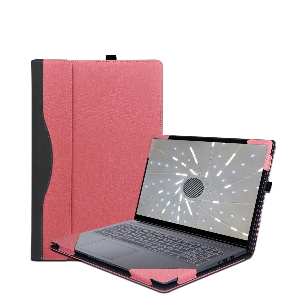 LIMIYUE Laptop Cover Case for HP OmniBook X Flip 16 inch NGAI 16-as 16-ar & for OmniBook7 Flip 16-au Sleeve,PU Leather Protective Shell Detachable